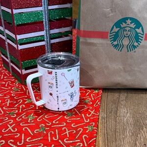 Starbucks Roller Rabbit Holiday Mug with Lid NWT